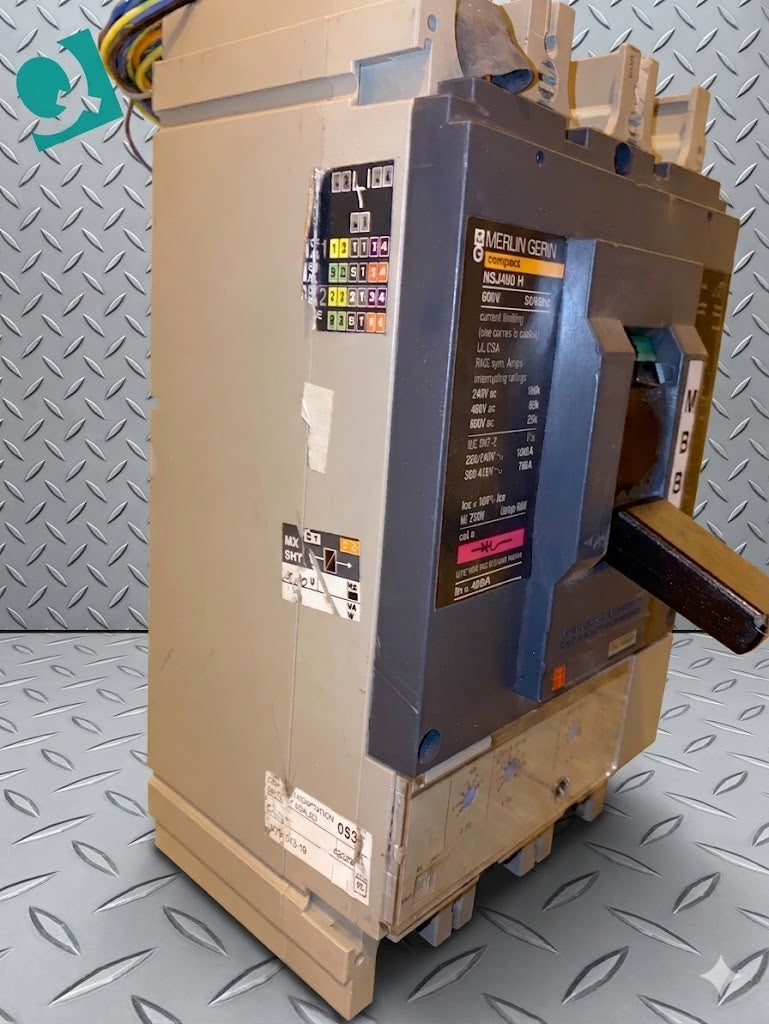 400A Merlin Gerin NSJ400 H Circuit Breaker(S6LLST1366)