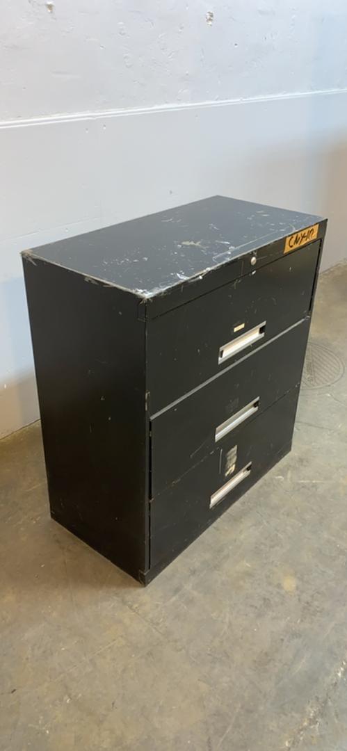 3' Tall Recessed 3 Drawer File Cabinet(S6LLST8685)