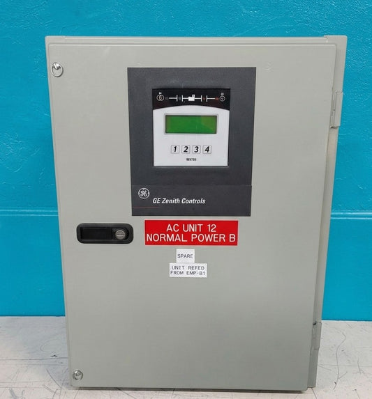 GE Zenith MX150 Automatic Transfer Switch 80 Amp 480V 3 Phase ATS ZG2SA00831
