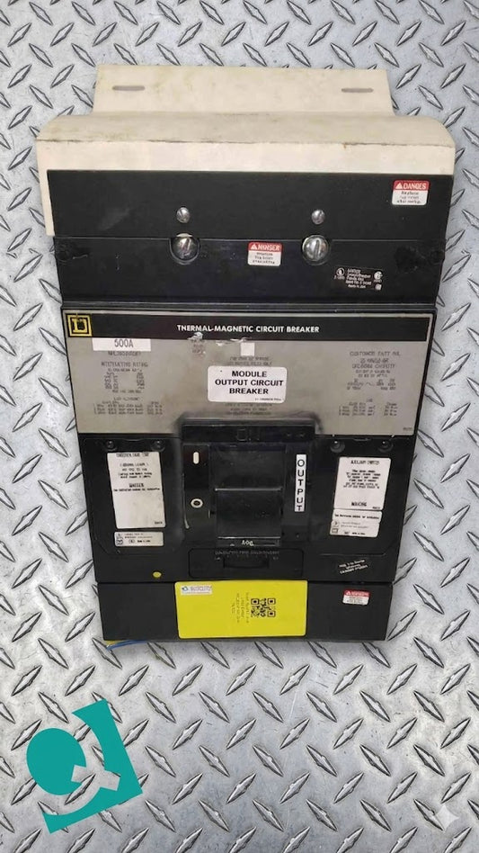 Square D 500A 3 Pole Circuit Breaker MHL365001287 (SKU: 107855)