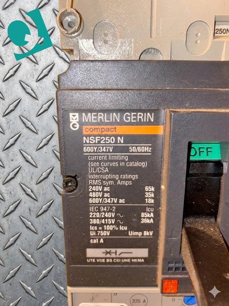 MERLIN GERIN, NSF250 N, 225A (S6LLST1303)(S6LLST1303)