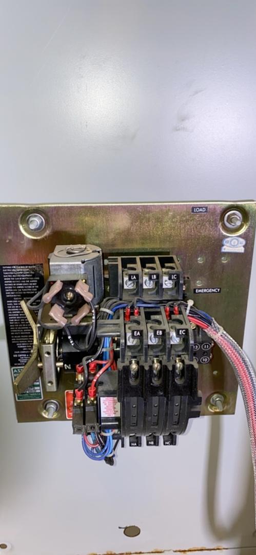 30A 480v ASCO 940 NonAutomatic Transfer Switch(S6LLST4096)