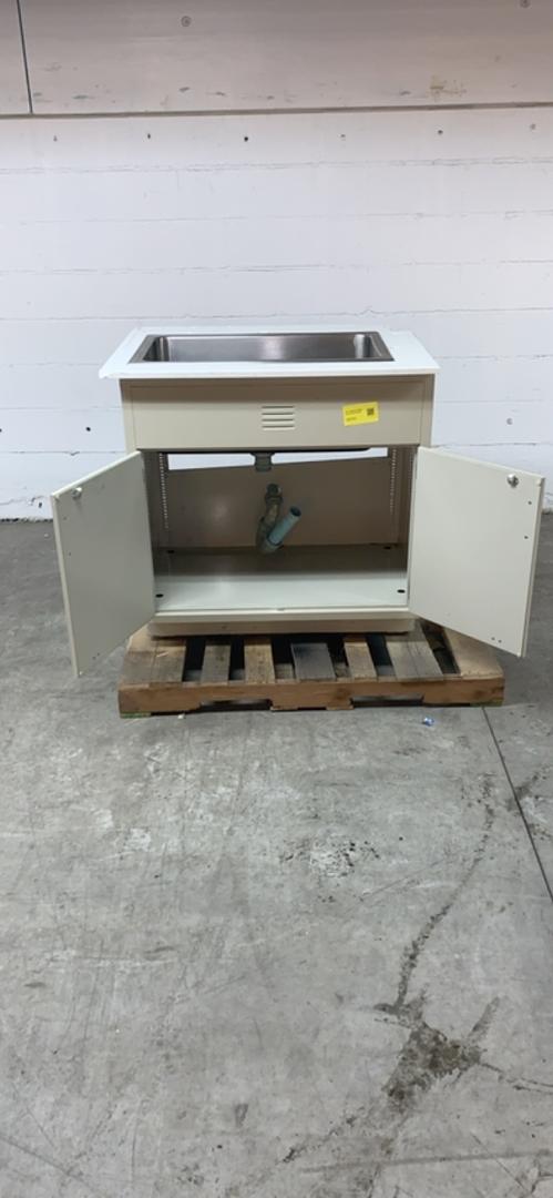 38" Jameston White Epoxy Sink Bundle(S6LLST7119)