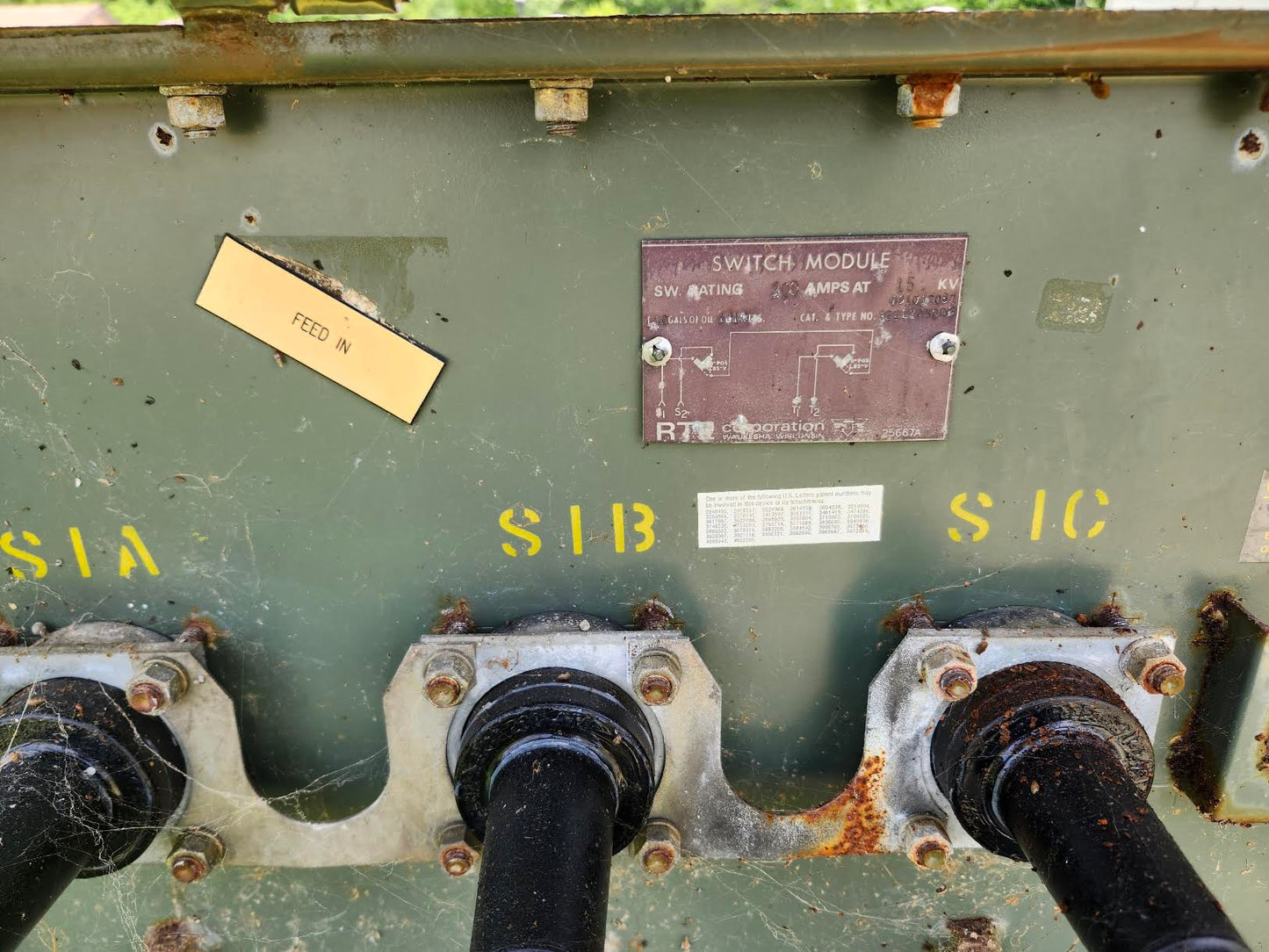 RTE 15kV 200A Oil Filled Padmount Switchgear 3 Phase Medium Voltage Switch 200 Amp