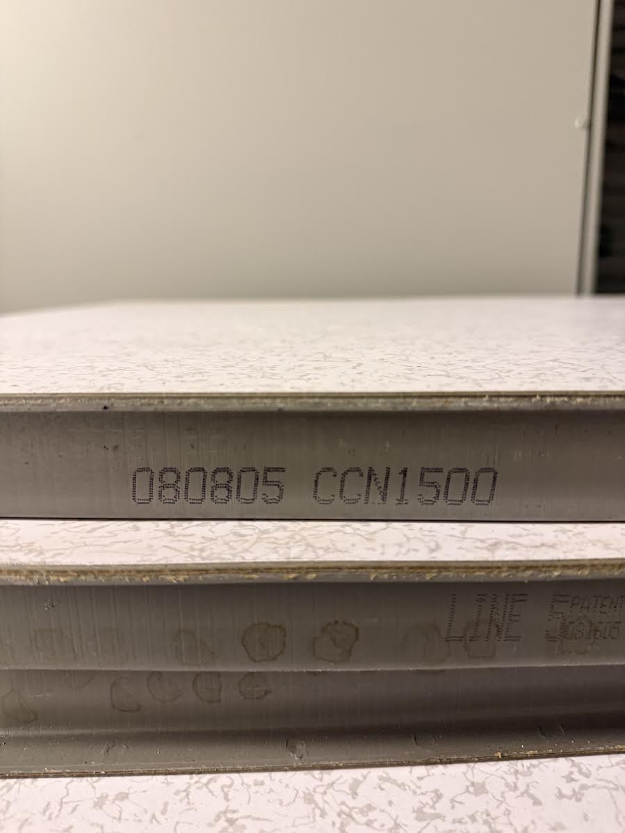 Tate ConCore CCN1500 Raised Floor Tile 2x2 Solid Panel Gray Mottled HPL 24x24