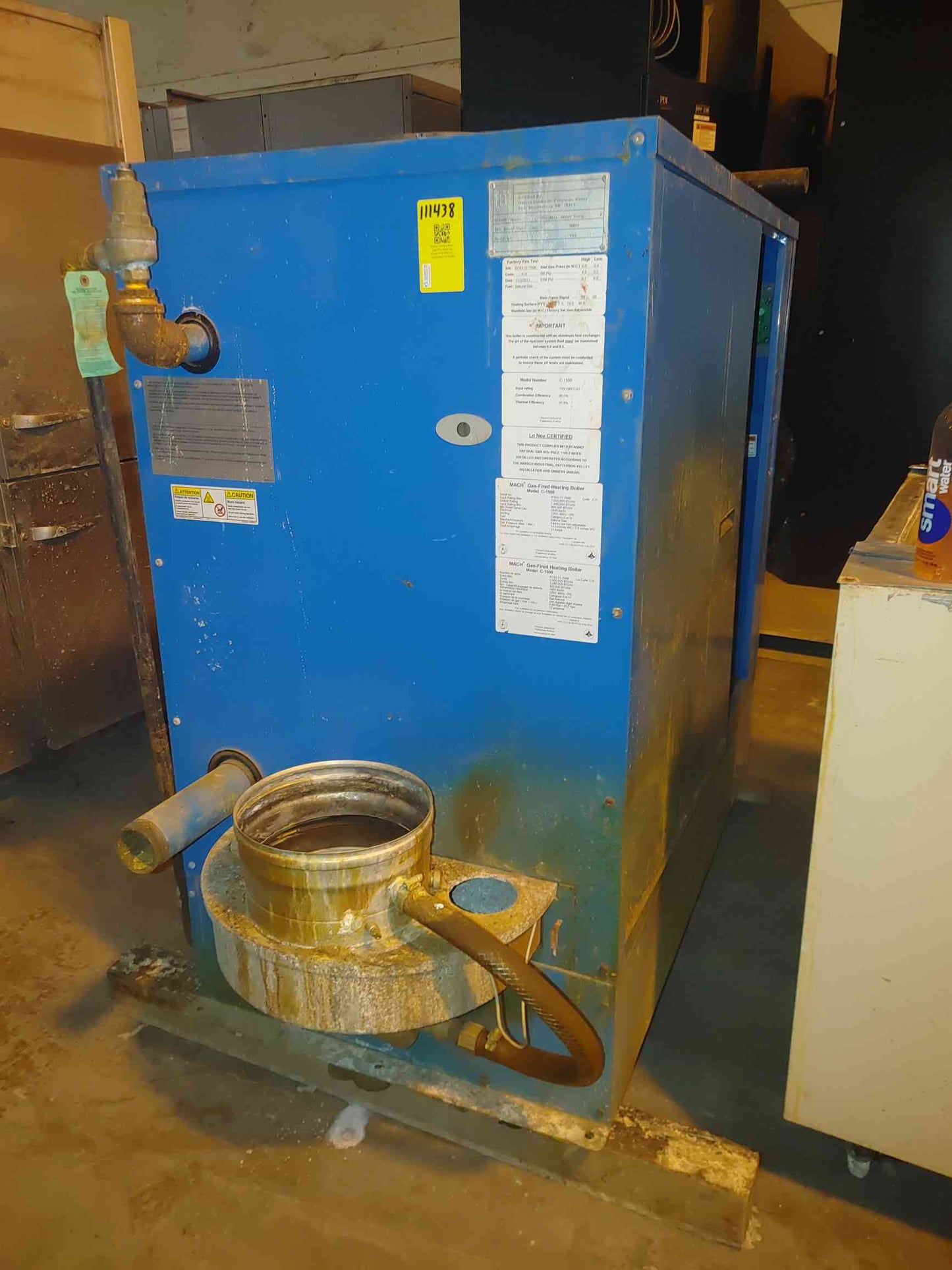 Harsco Mach Gas Fire Heating Boiler P-K MACH C-1500(SKU: 111438)