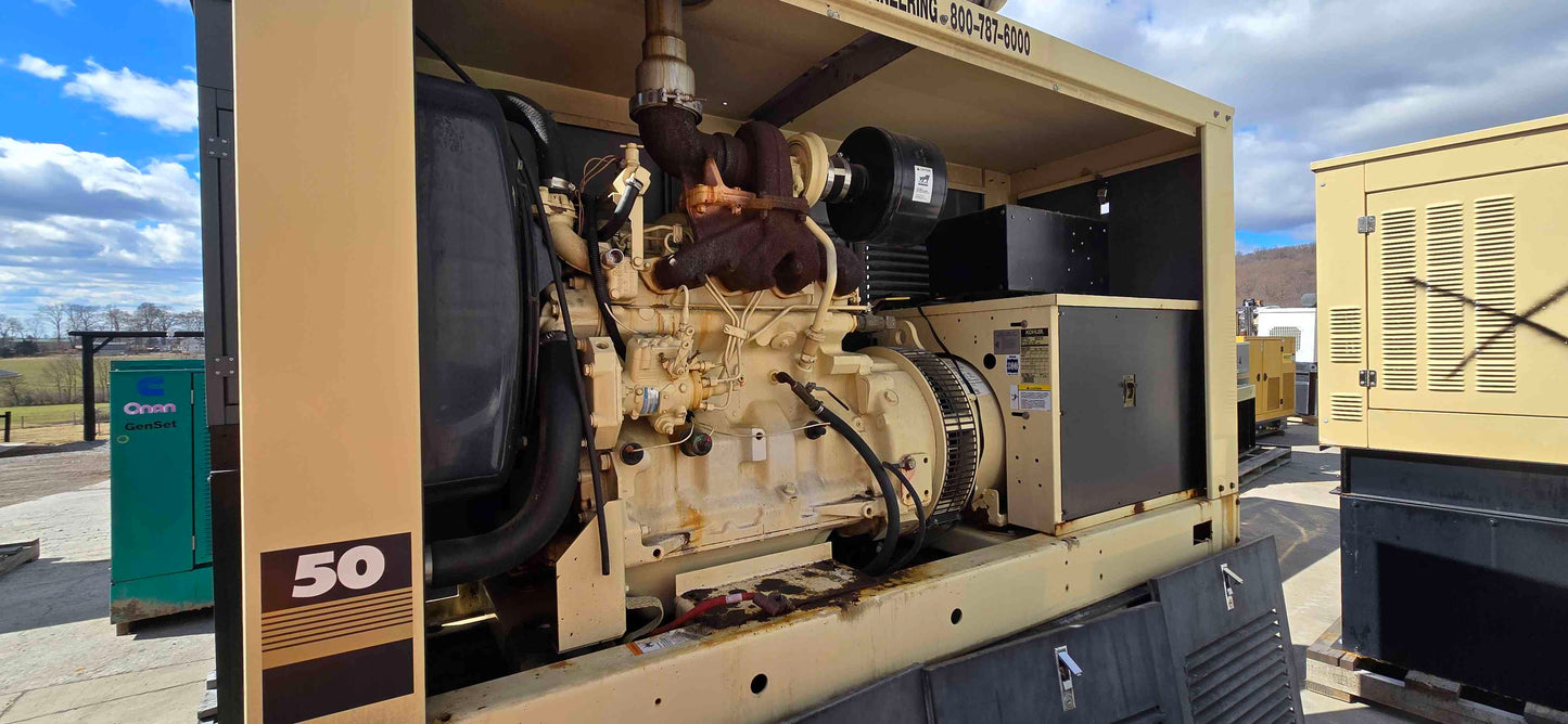 55KW Kohler 4039T John Deere Diesel Generator 1383Hrs TESTED