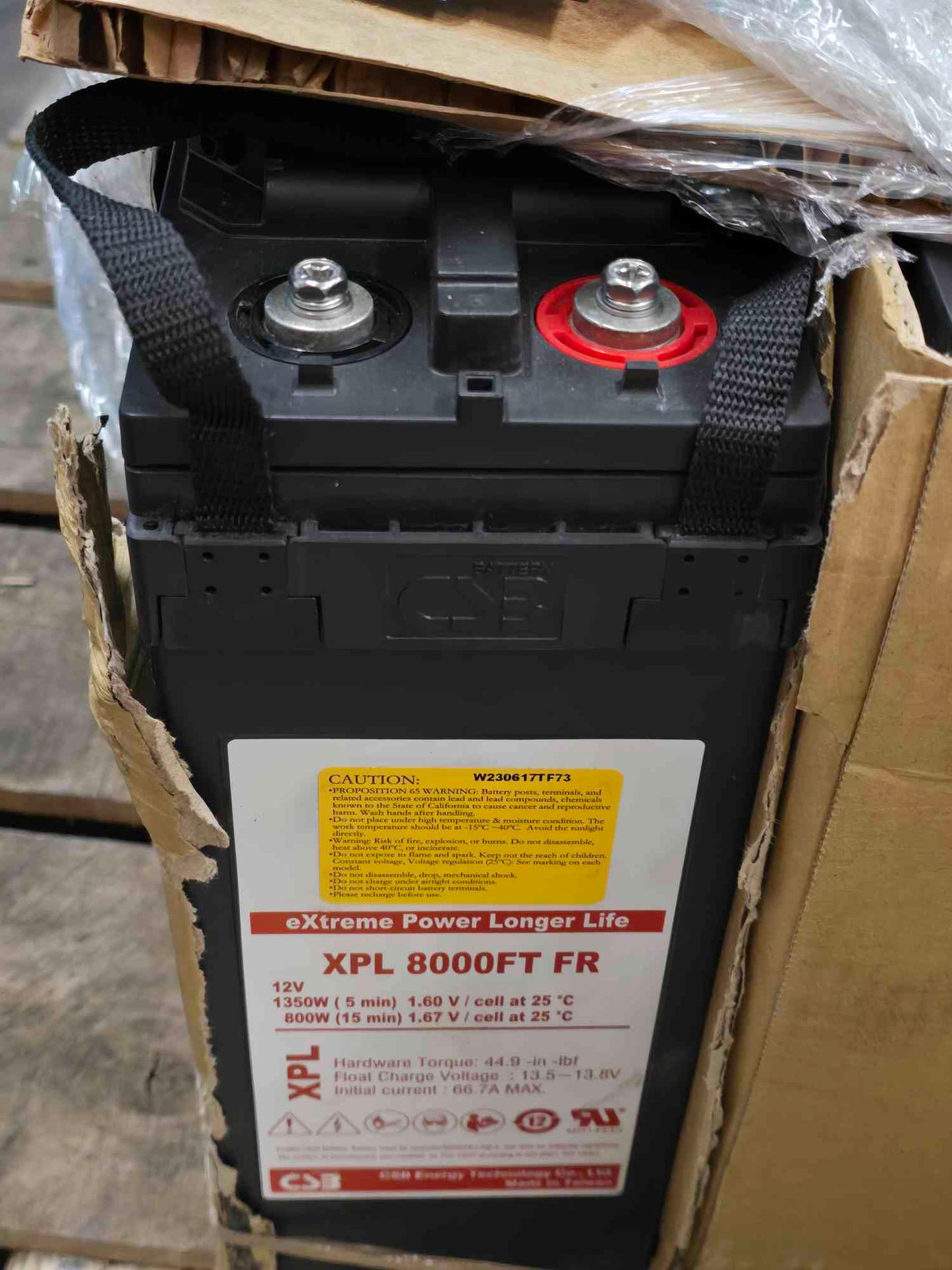 NEW Surplus 210 Amp Hour XPL 8000FT FR Battery 2023 (SKU: 111361)