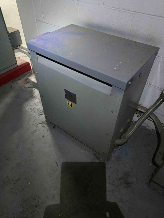 30KVA Westinghouse DT-3 Dry Transformer 480v x 208Y/120 3PH