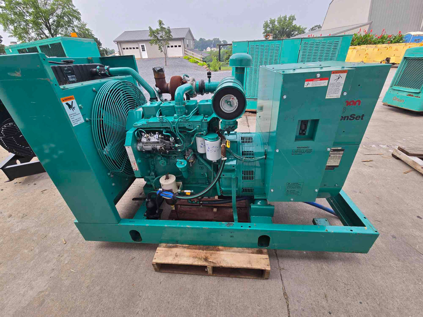 60KW Cummins Onan 4BT Diesel Generator '89 307 Hrs TESTED