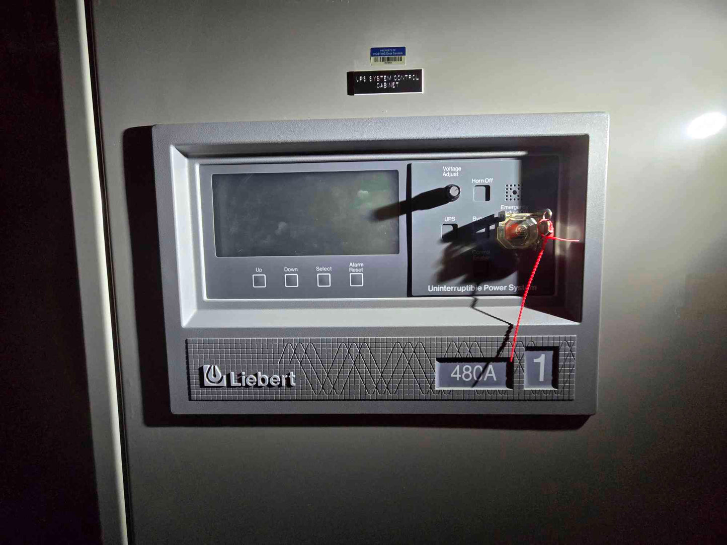 480A Liebert UPS System Control Cabinet SCC 480/277V 4 Wire (SKU: 110949)