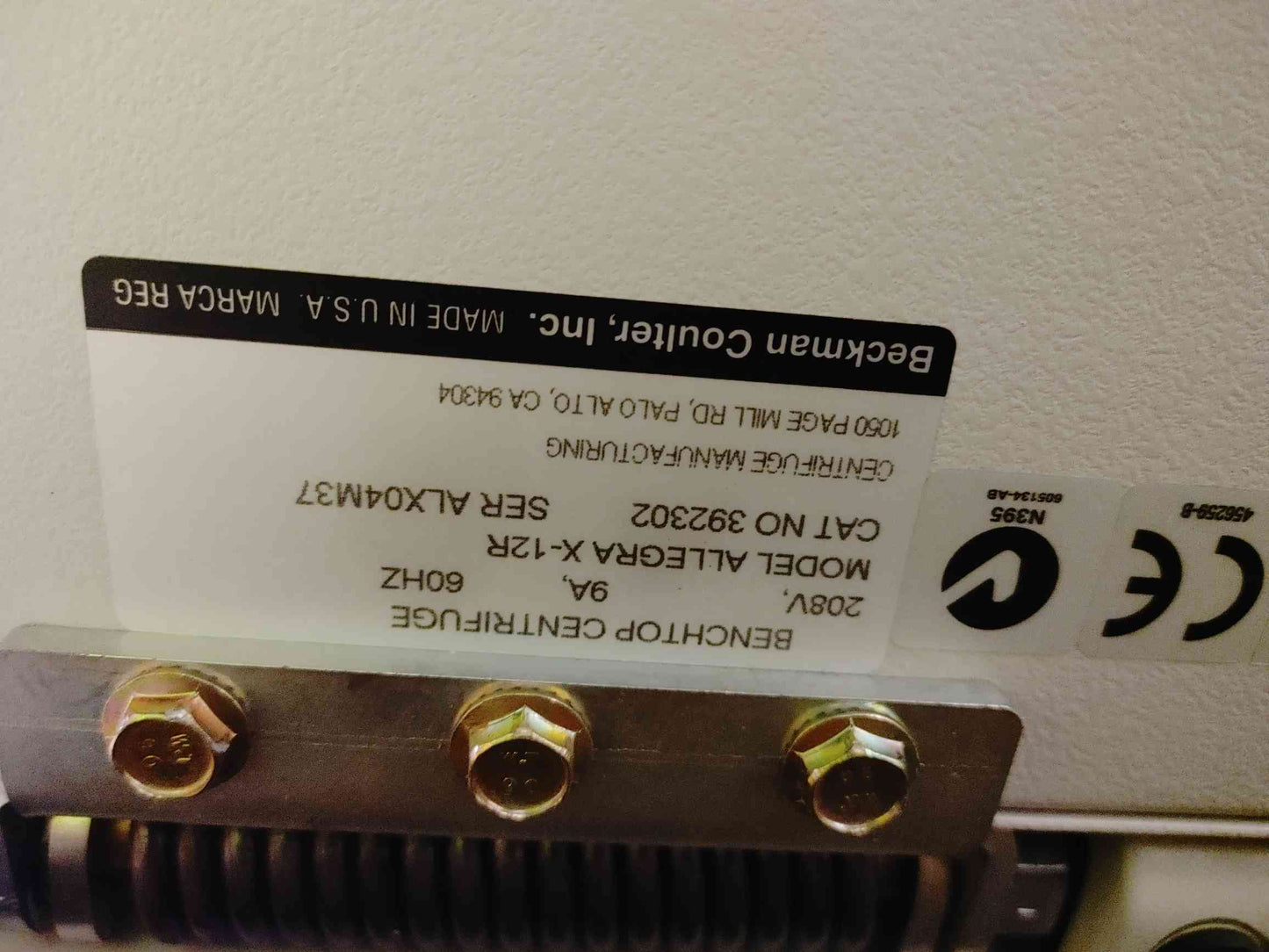 AS-IS Broken Beckman Coulter Allegra X-12R Centrifuge