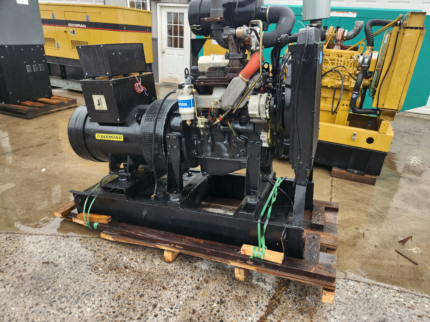 60KW Diamond 4-236 Perkins Generator '01 39hrs  TESTED-17522