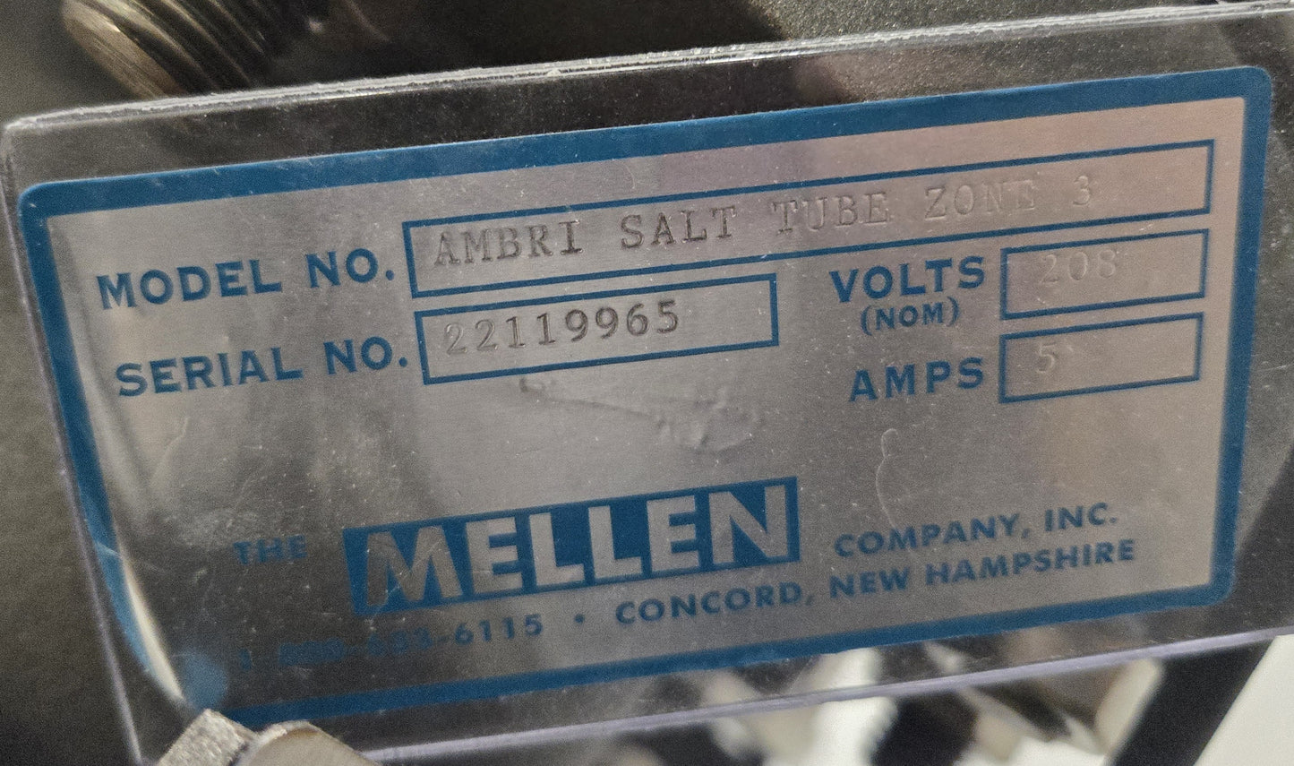 Mellen 3-Zone Thermal Research Furnace 208v (SKU: 112016)