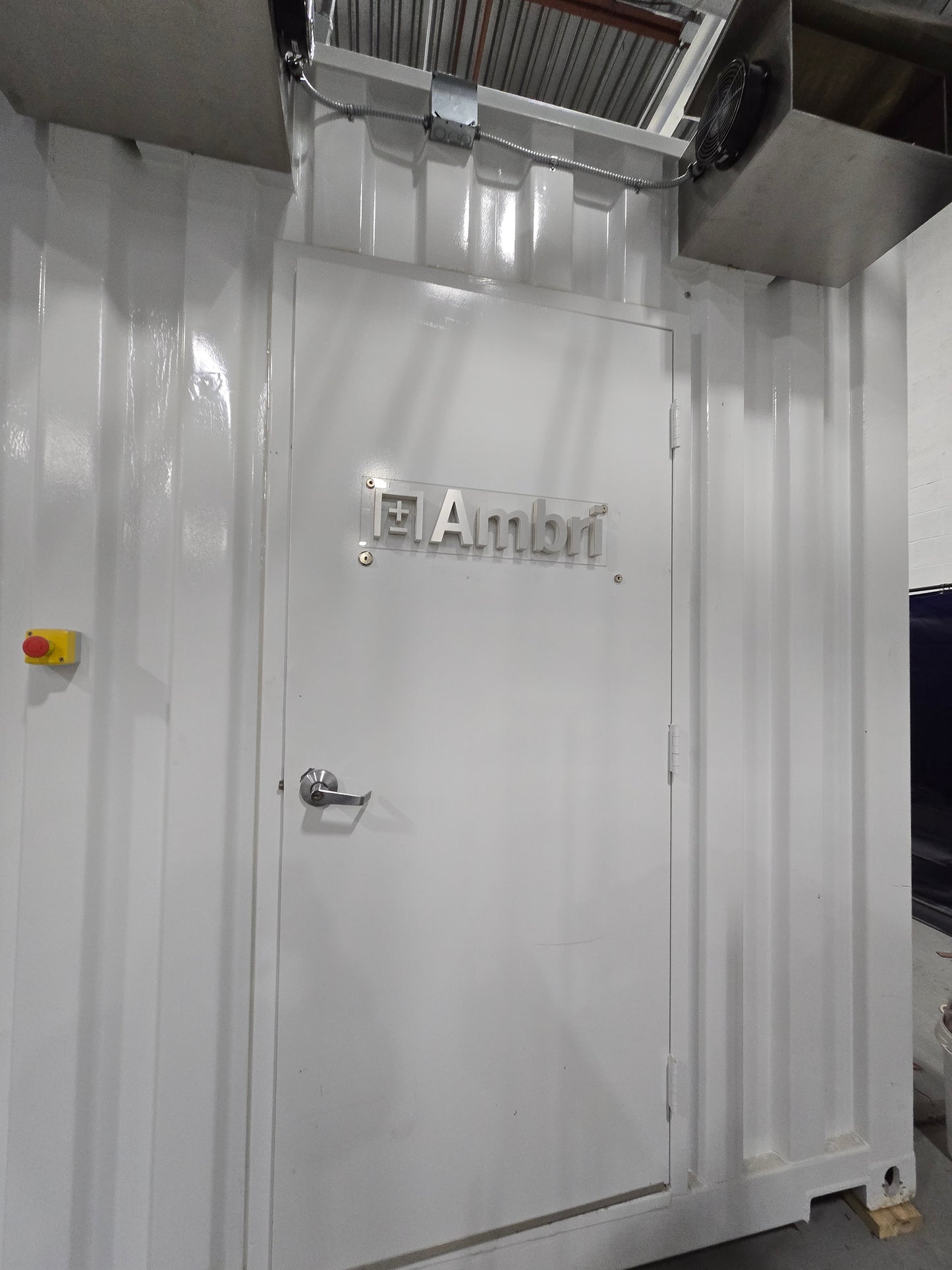 Large Industrial Oven w/ Built-in Controls Room in Shipping Container (SKU: 112031)