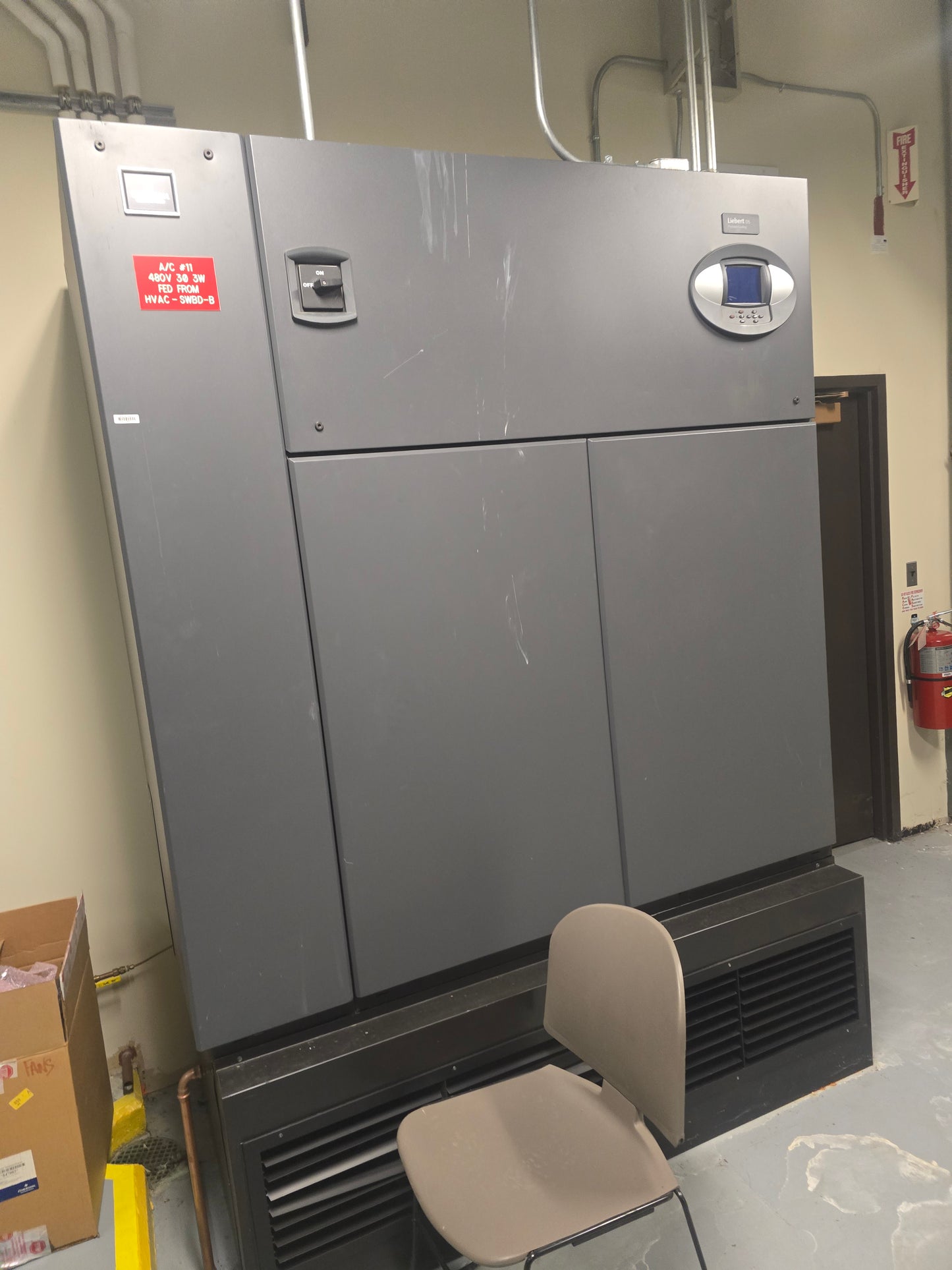 Liebert DS042ADA0EI608A 12 Ton CRAC Data Center AC Unit 460V Digital Scroll