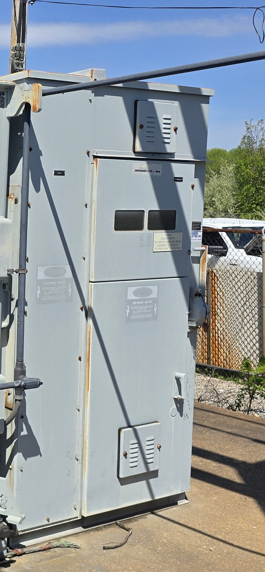 2000A Powercon 15kV 13.8kV 3ph Outdoor Switchgear Enclosure Bus Assembly