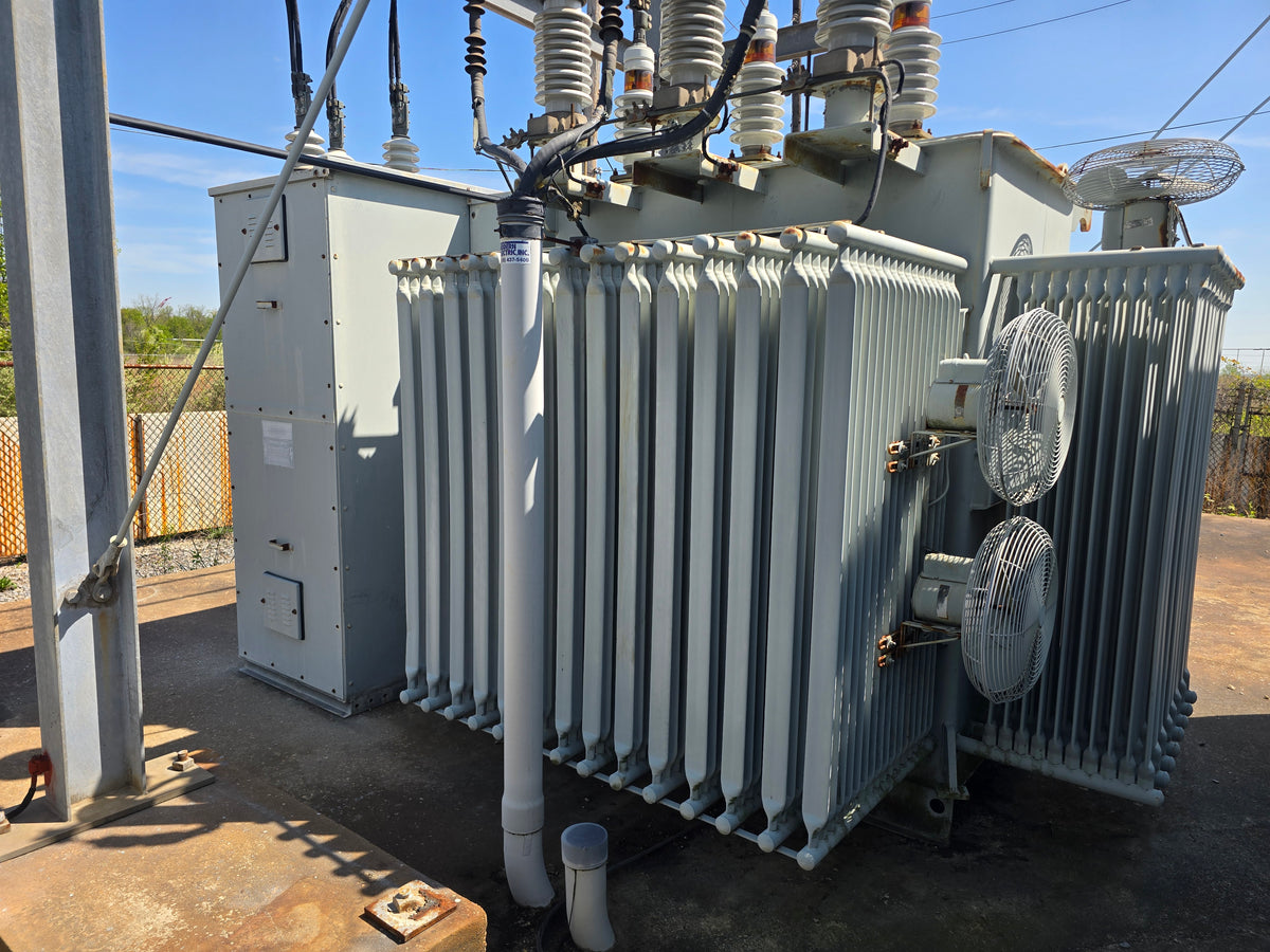 ABB 5000 KVA Unit Substation Power Transformer 34500V To 2400V 3 Phase 60Hz Oil