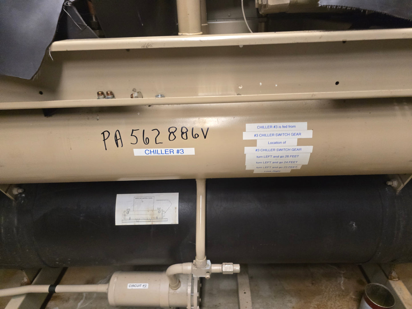 Trane RTWA110 Series R 110-Ton Water-Cooled Rotary Screw Liquid Chiller - Used