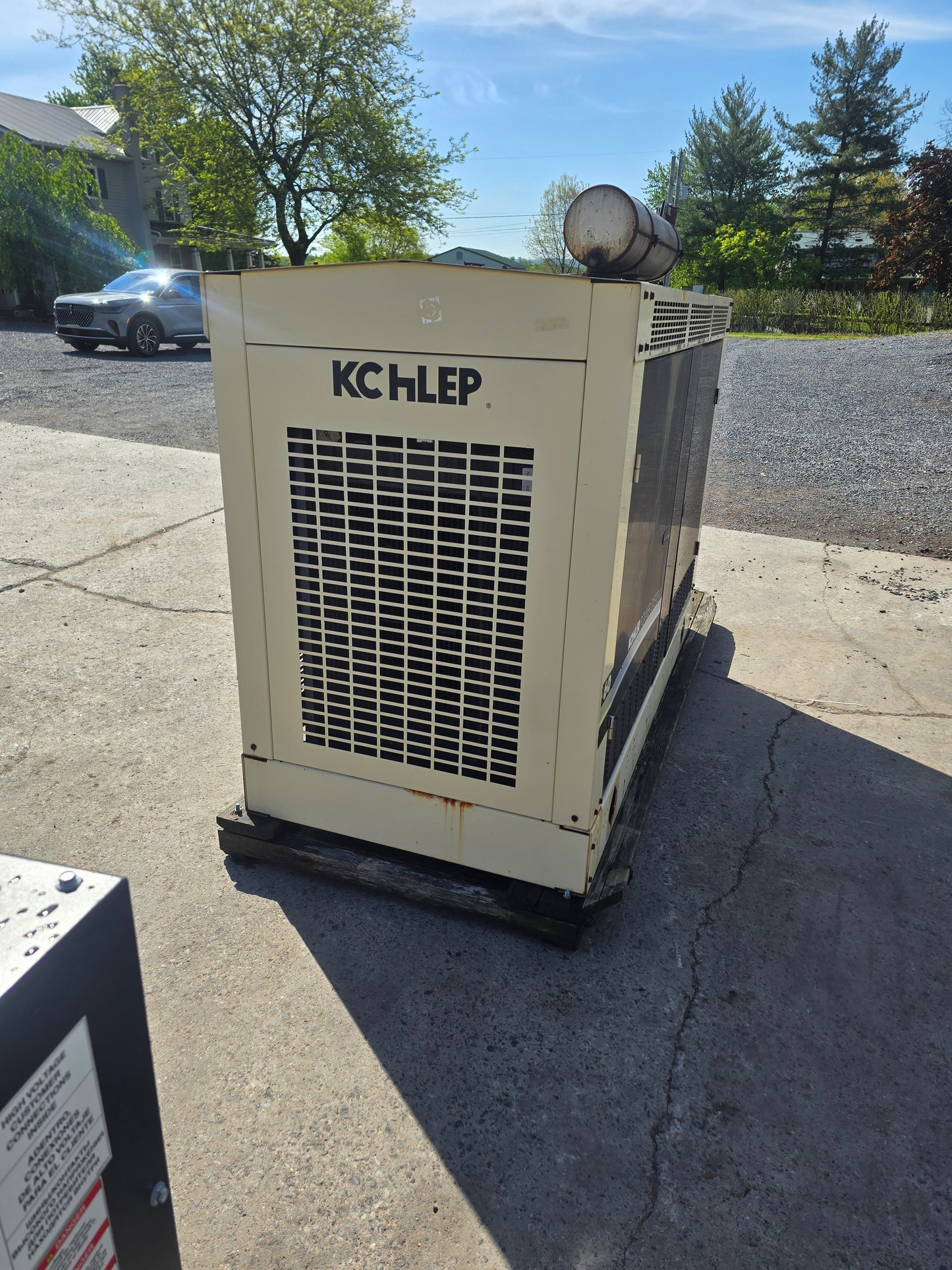 Kohler 57KW LP Propane Generator GM 5.7L Enclosed 2001 1024 Hrs TESTED
