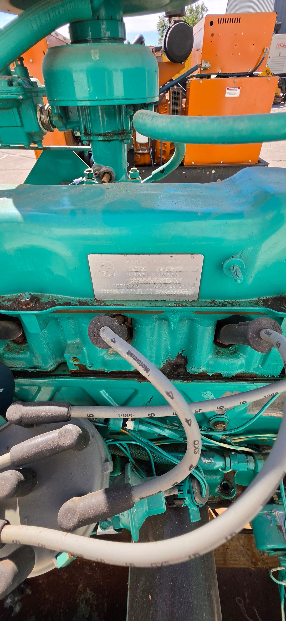 Onan 45EM 45kW Natural Gas Generator 120/240V 1ph Ford Engine 988hrs '89 Load Tested