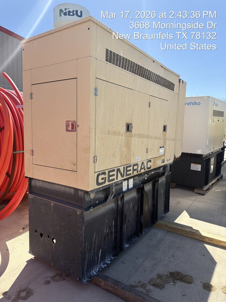 Generac 60kW Diesel Standby Generator 120/240V Single Phase SD060 210 Gal Tank