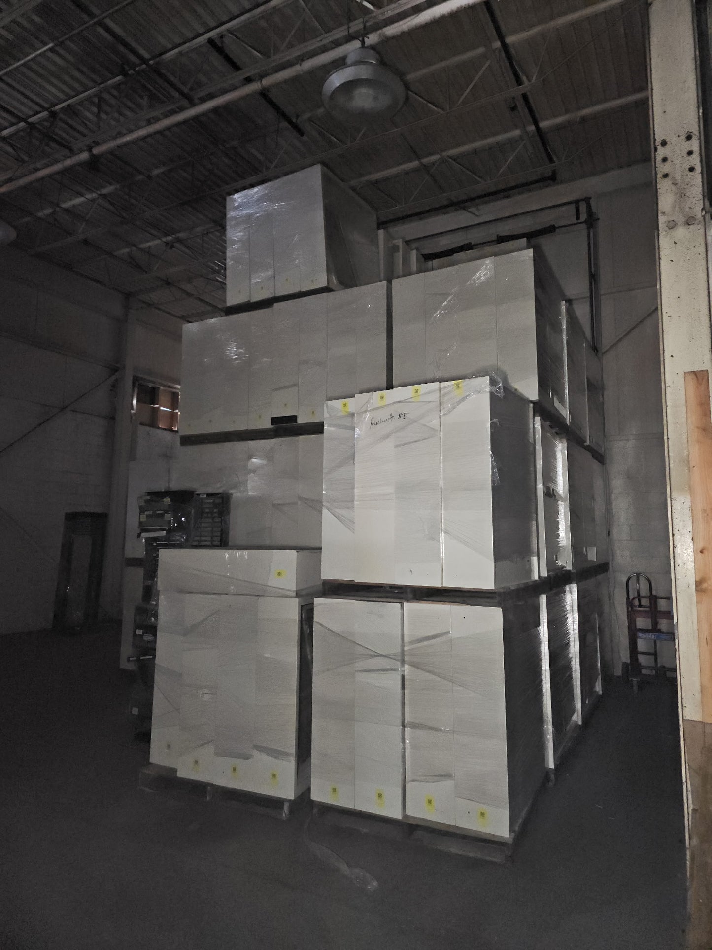 4' Sliding Glass Cabinet Overhead Casework Metal with/ Shelves (SKU: 104062)(104062)