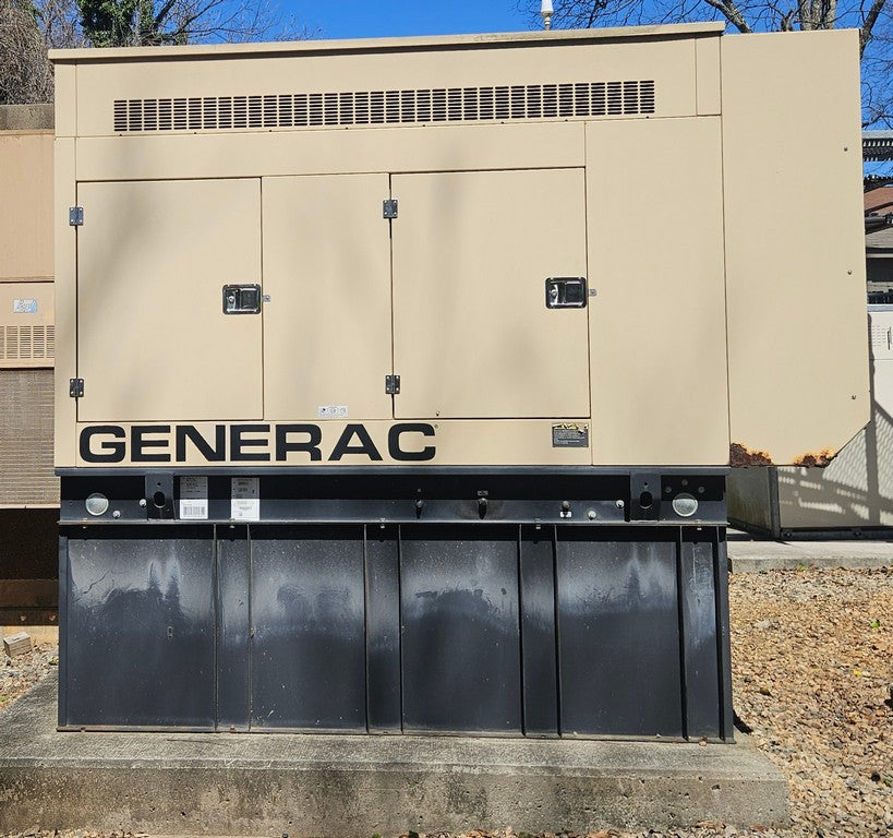60kW Generac 0053674 500/250A 120/240V 1PH Diesel 355.8 Hrs. TESTED (SKU: 114039)