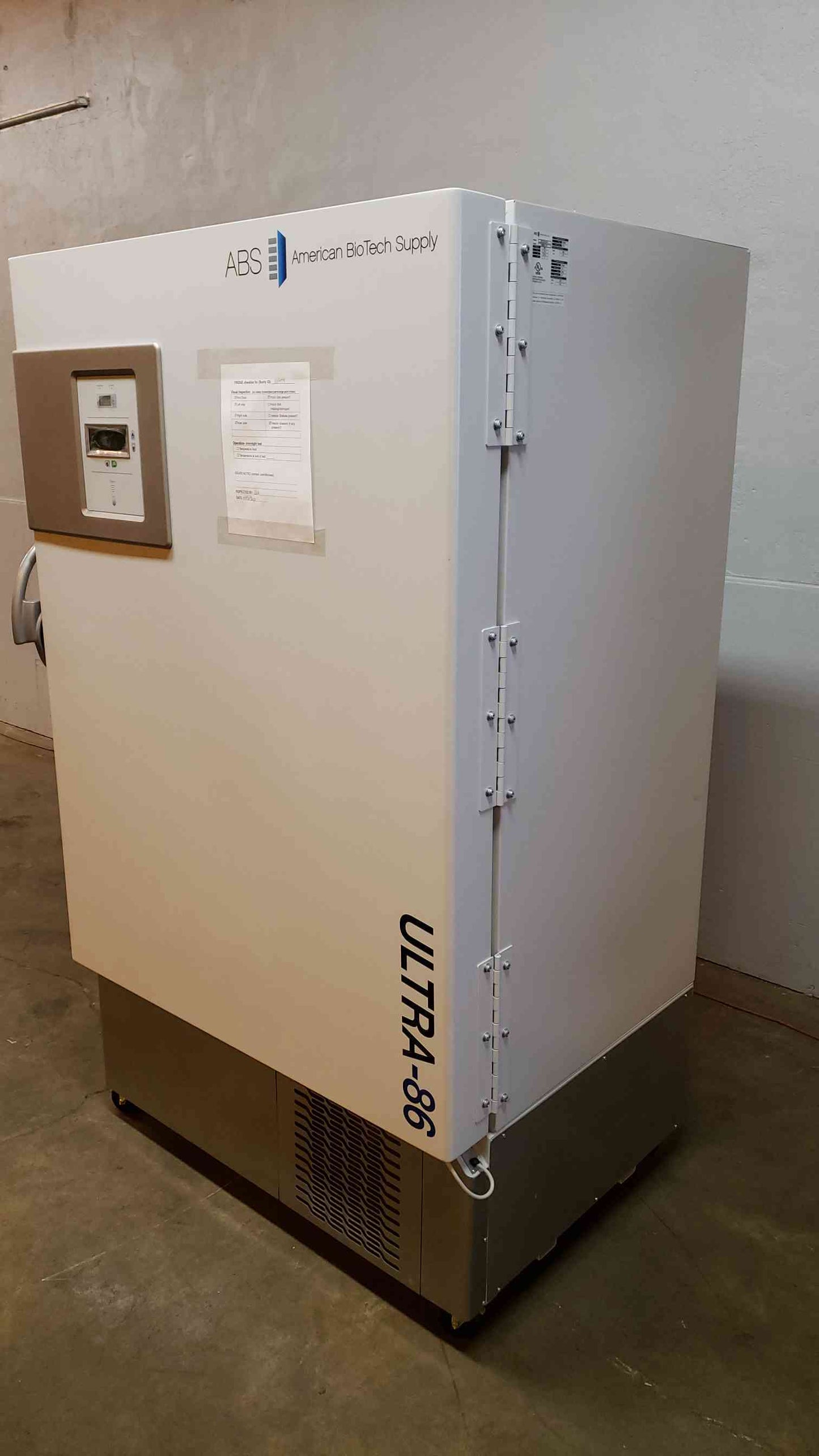 ABS ULTRA-86 FREEZER/REFRIGERATOR ABT-230V-2586 ULC AS-IS(100473)