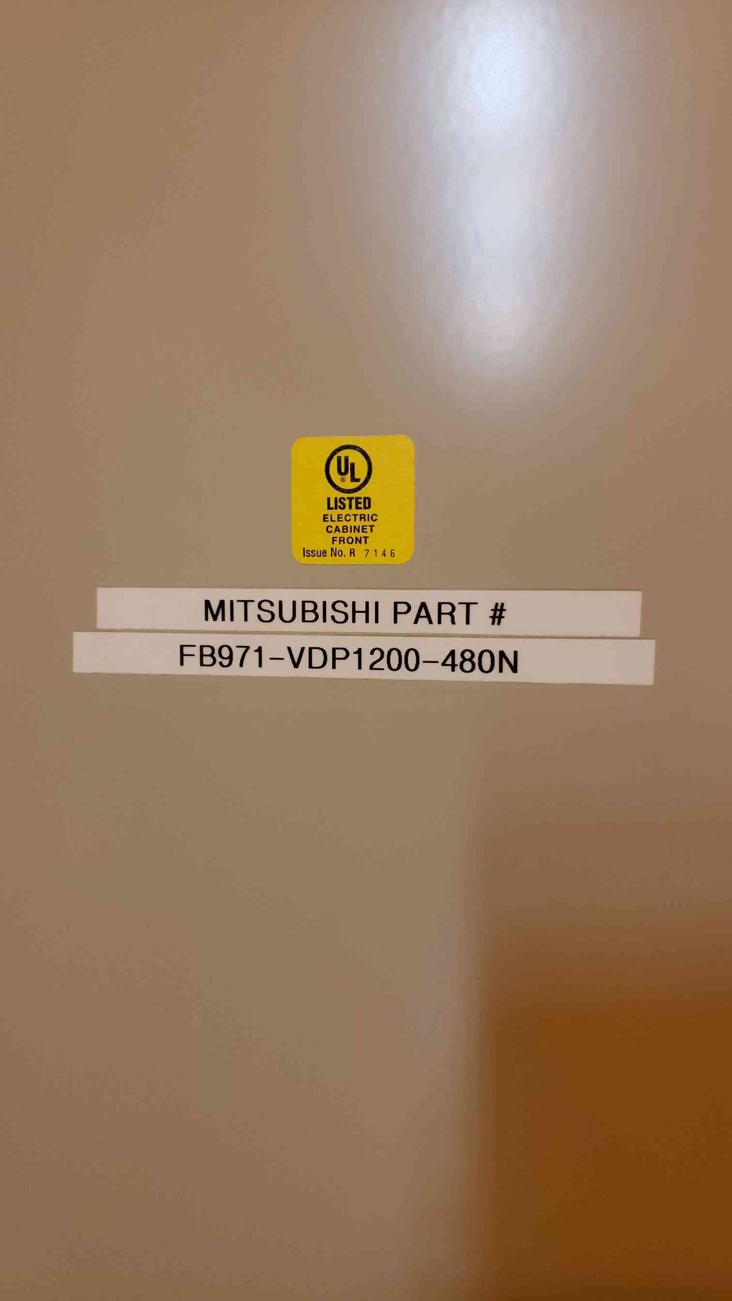 NW12L 1200A MasterPact SquareD Shut Off in Mitsubishi C&C Cabinet (SKU:103114)(103114)