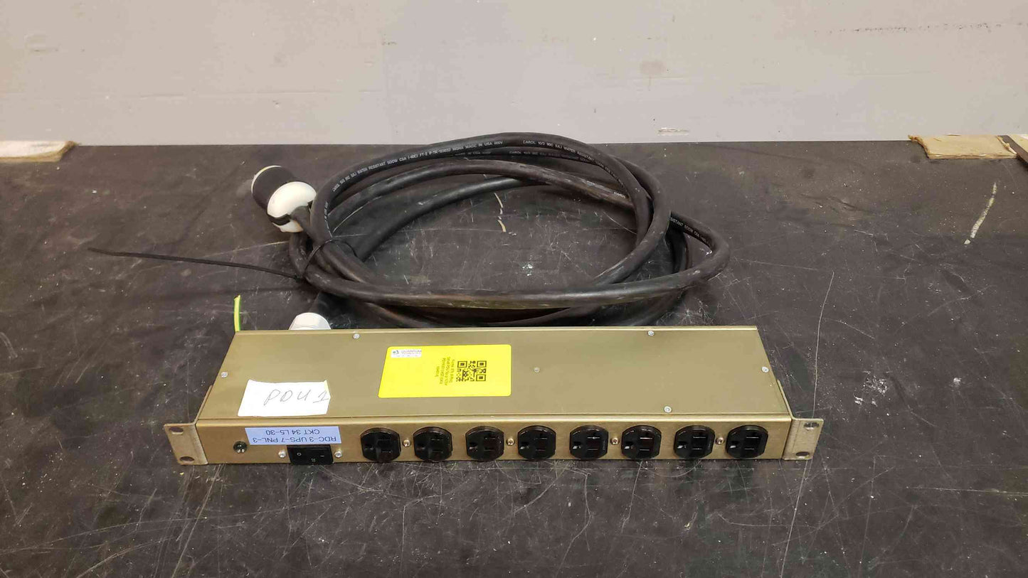 *Pickup Only* ETL 8 Plug Small PDU Strip 125V PD193011XST-200/240V-16A(104014)