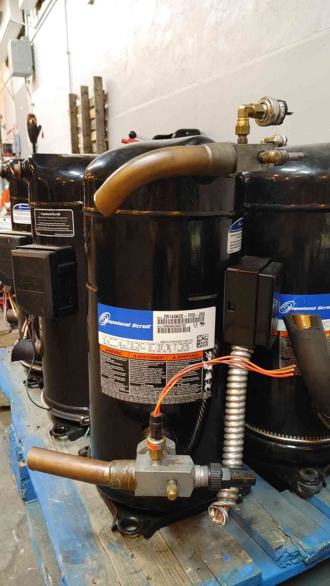 Copeland Scroll Compressor 460V 3PH ZR144KCE-TFD-265(104826)