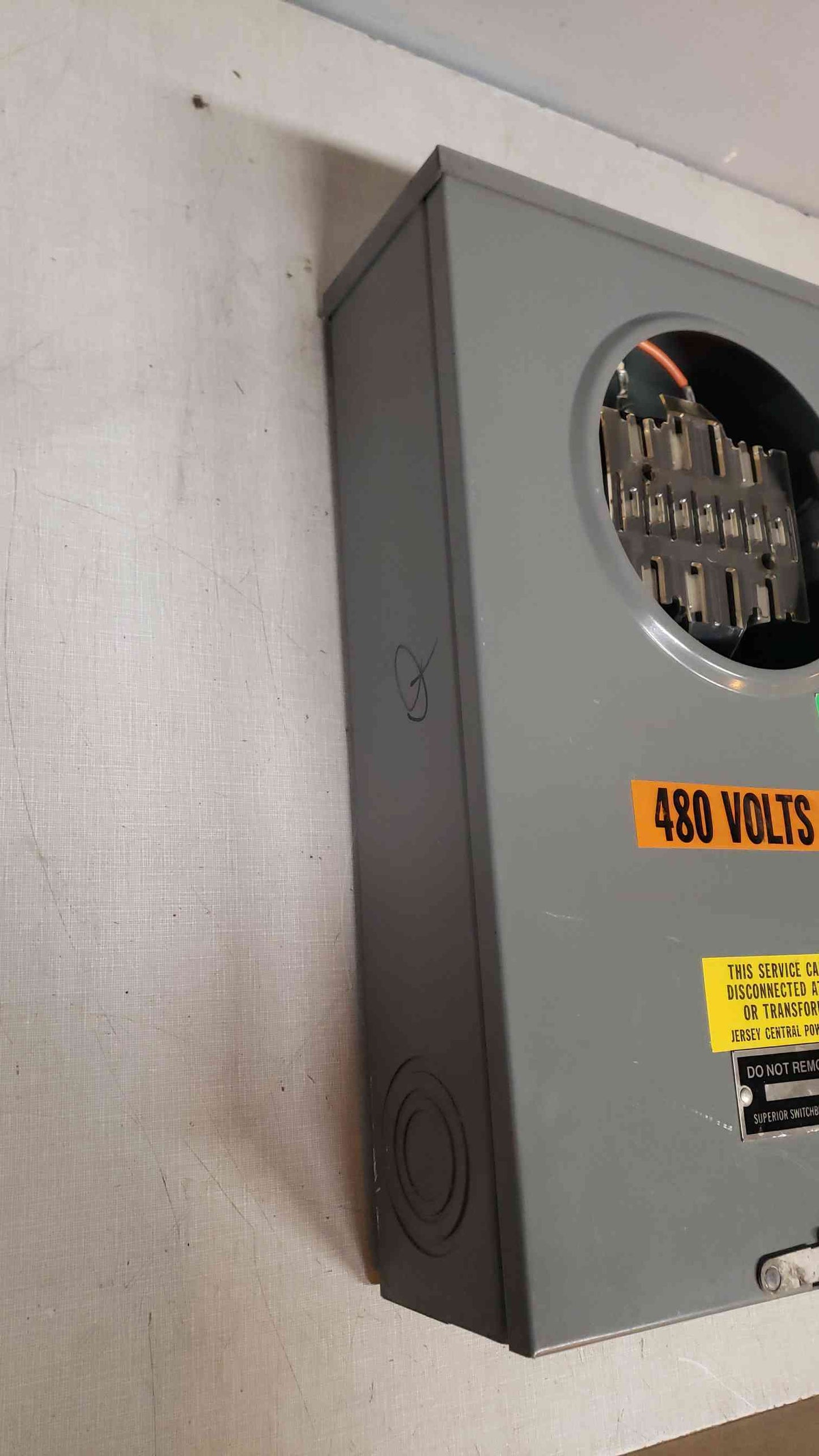 *Pickup Only* Gray 10 Point Meter Socket Panel (SKU: 106899)