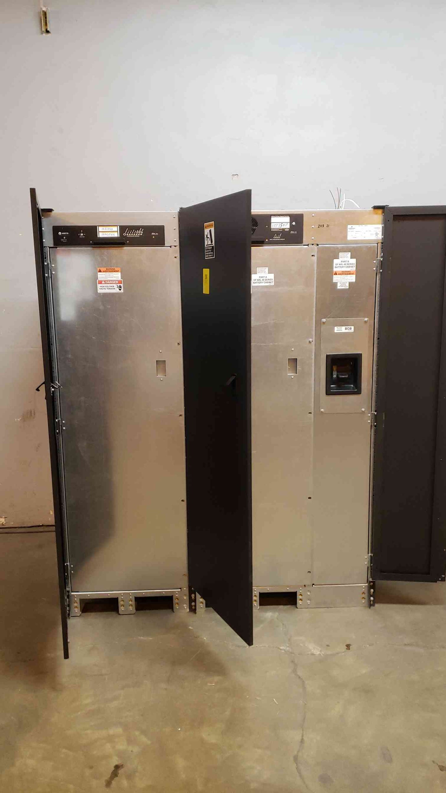 Emerson/Liebert NX Battery Cabinet 38BB300X2K2BL1B for 300KVA (SKU: 107110)