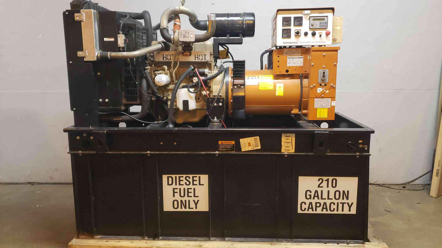 60KW GENERAC John Deere 5030 1PH Diesel 669 Hrs TESTED (SKU: 107123)