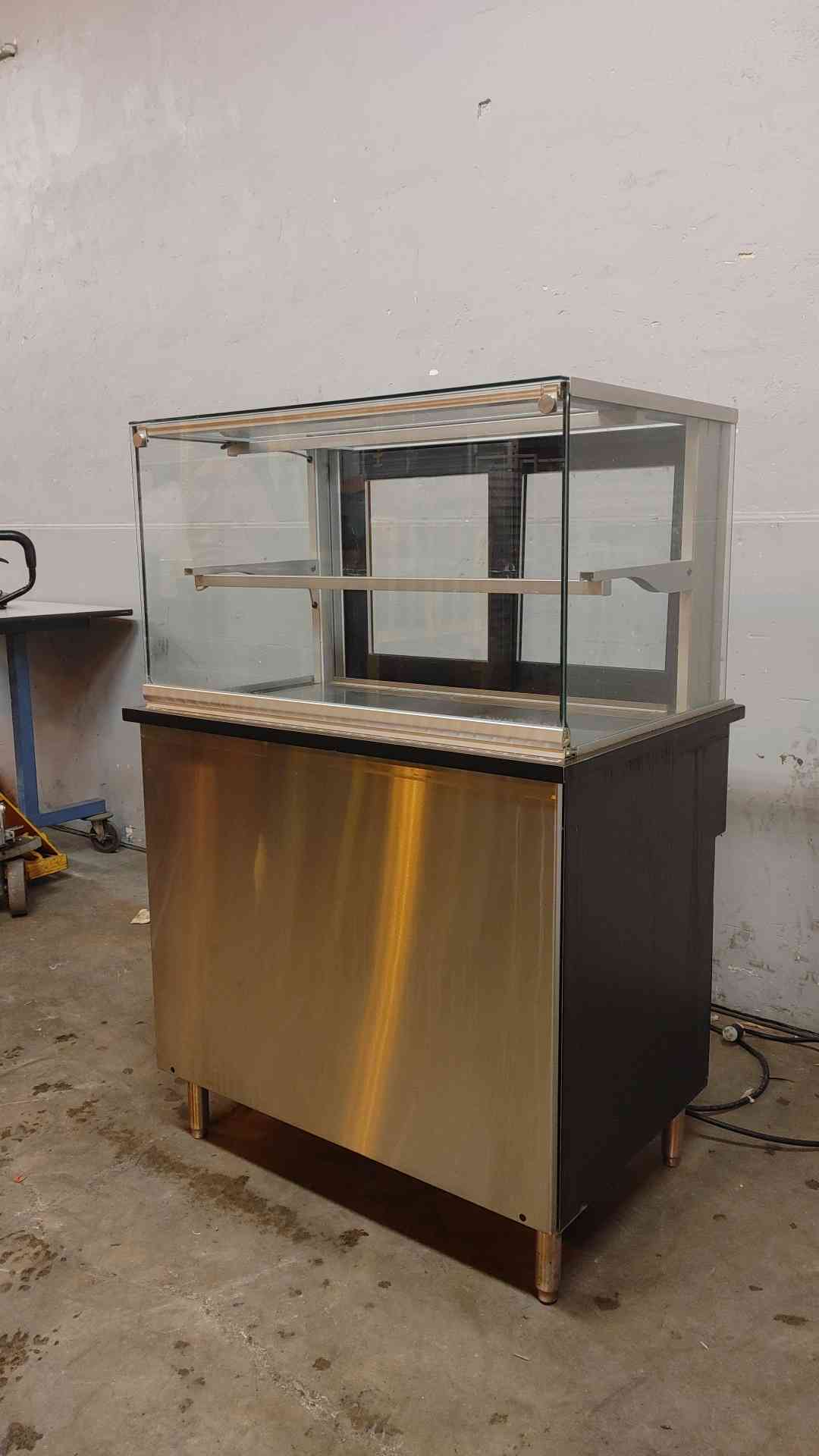 Stainless Steel Food Warmer Display Cafeteria Galley 38"x27"x56"