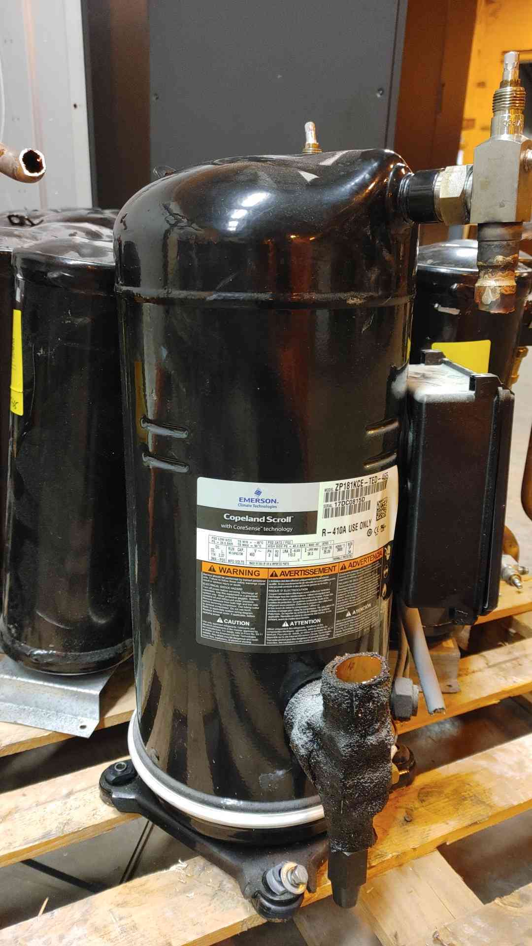 Emerson Copeland Scroll Compressor 460V 3PH ZP181KCE-TED-465