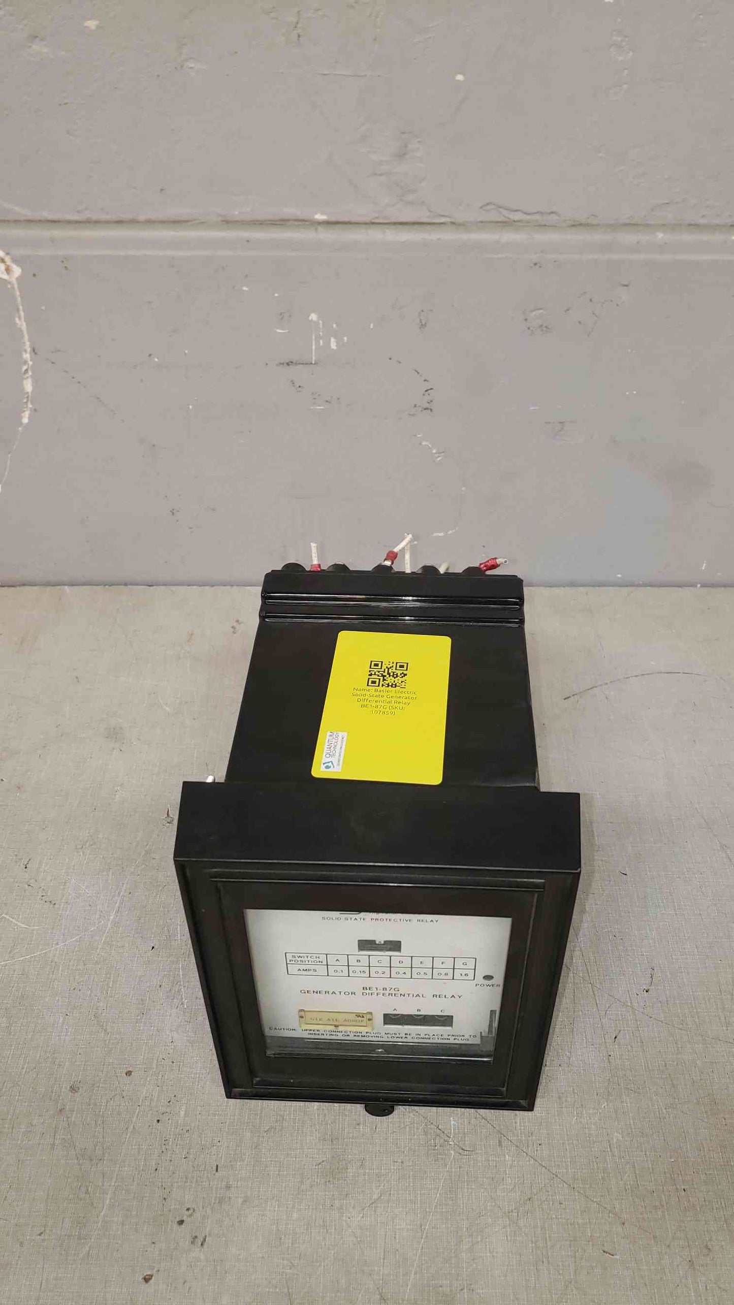 Basler Electric Solid-State Generator Differential Relay BE1-87G (SKU: 107859)