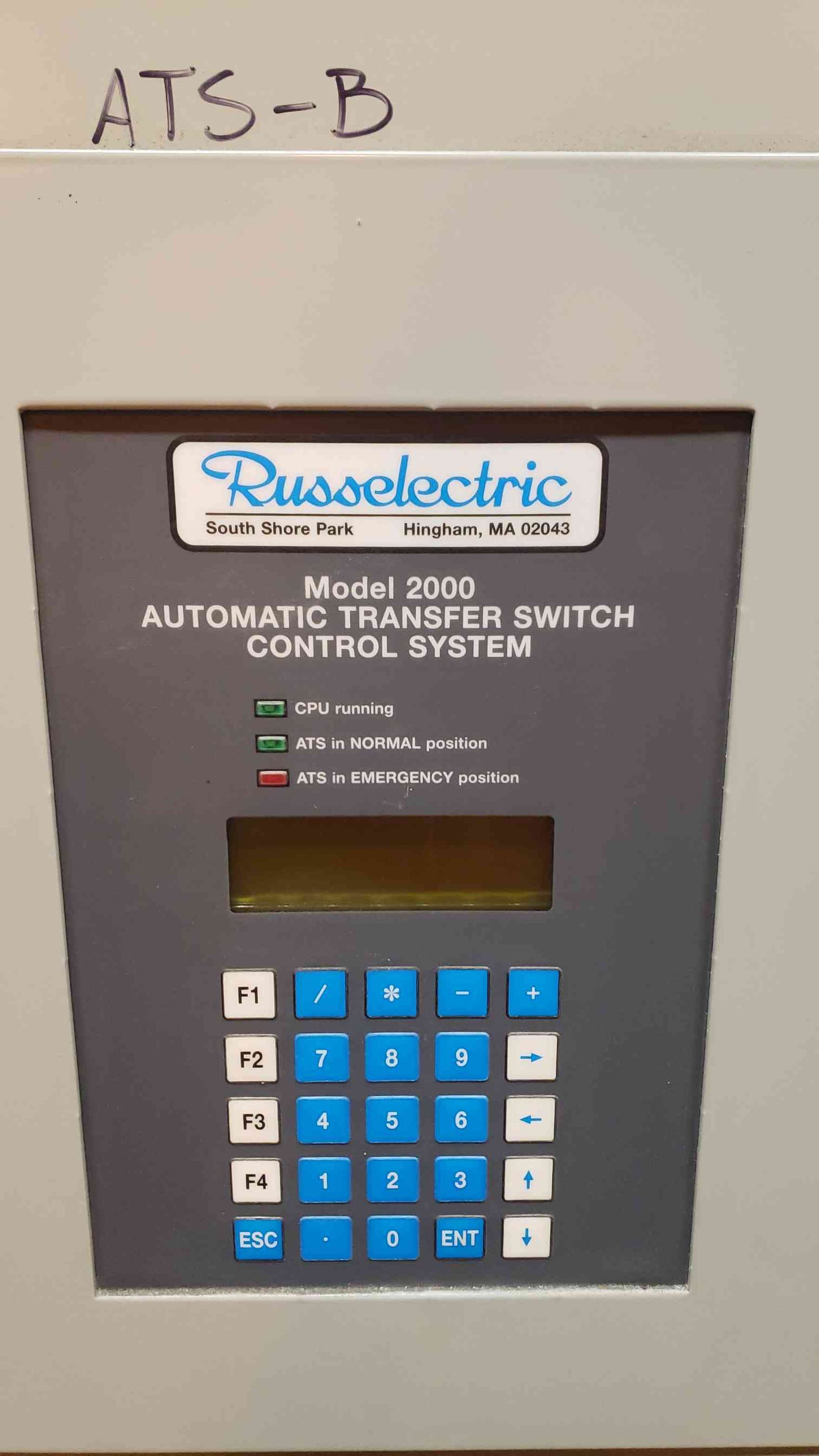 Russelectric 800A 277/480v 3PH ATS RMTD-8003CE (SKU: 107850)