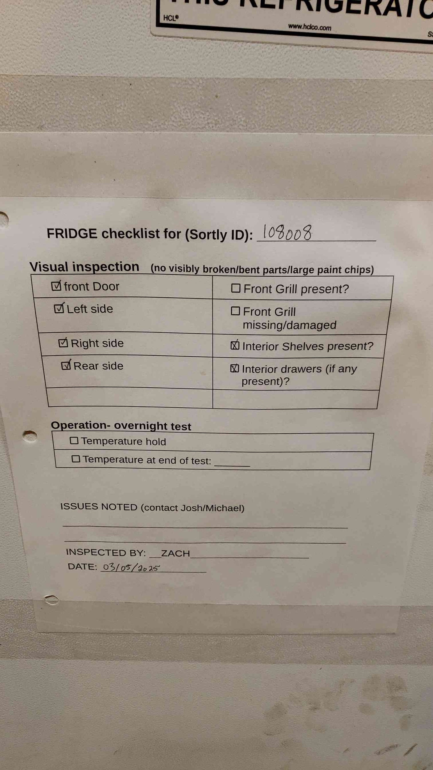 VWR Scientific 115V 1PH Refrigerator R406GABA TESTED (SKU: 108008)