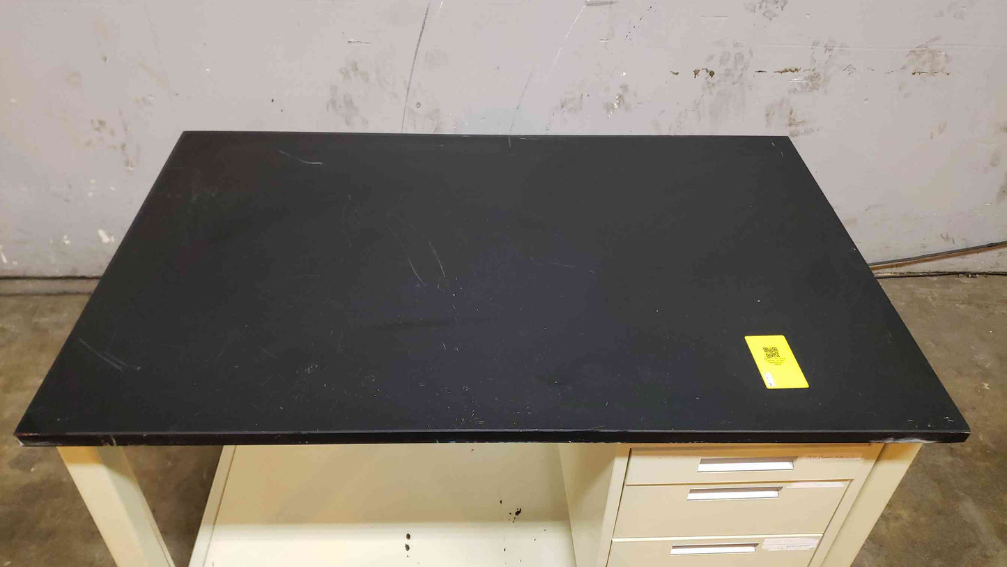 4' Laboratory Table W/ 3 Drawer Casework (SKU: 108004)