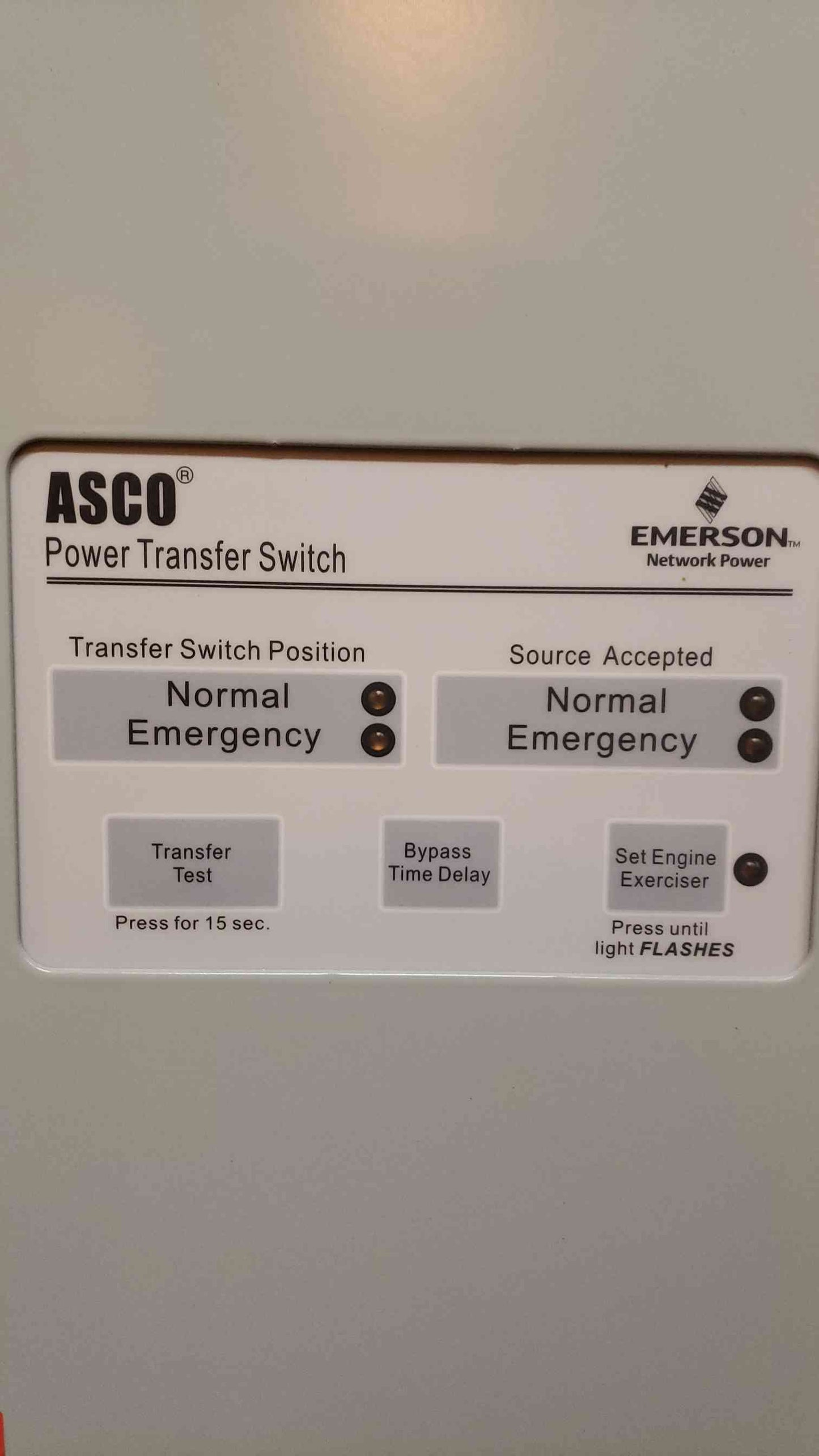 ASCO 70A 480V 3PH ATS D00300030070N10C Emerson Series 300 (SKU: 108228)