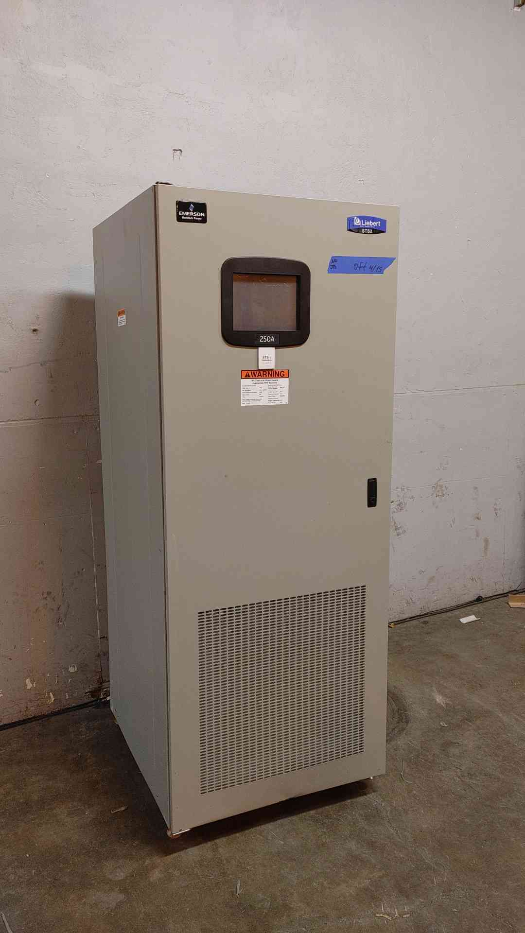 Liebert Static Transfer Switch 250A 3PH 4W 480V STA0250A12 (108239)
