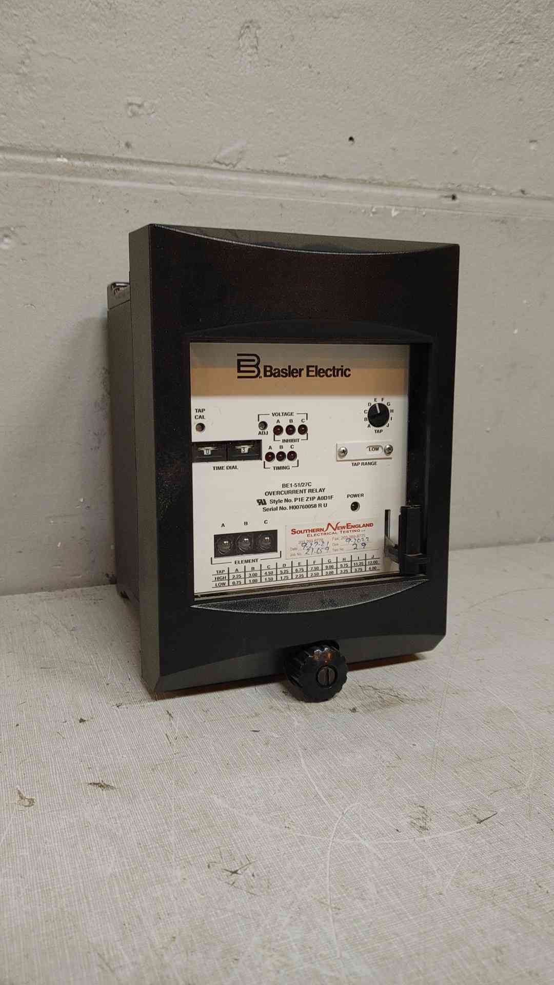 Basler Electric Under Voltage Relay BE1-51/27C (SKU: 108260)13