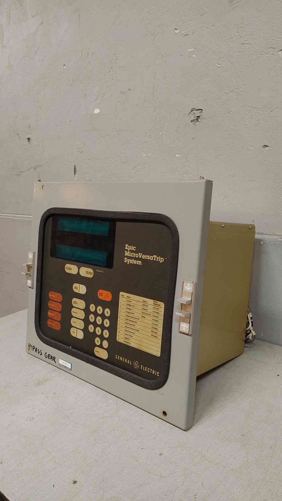 General Electric Epic MicroVersaTrip Bypass System 20D2 (108261)
