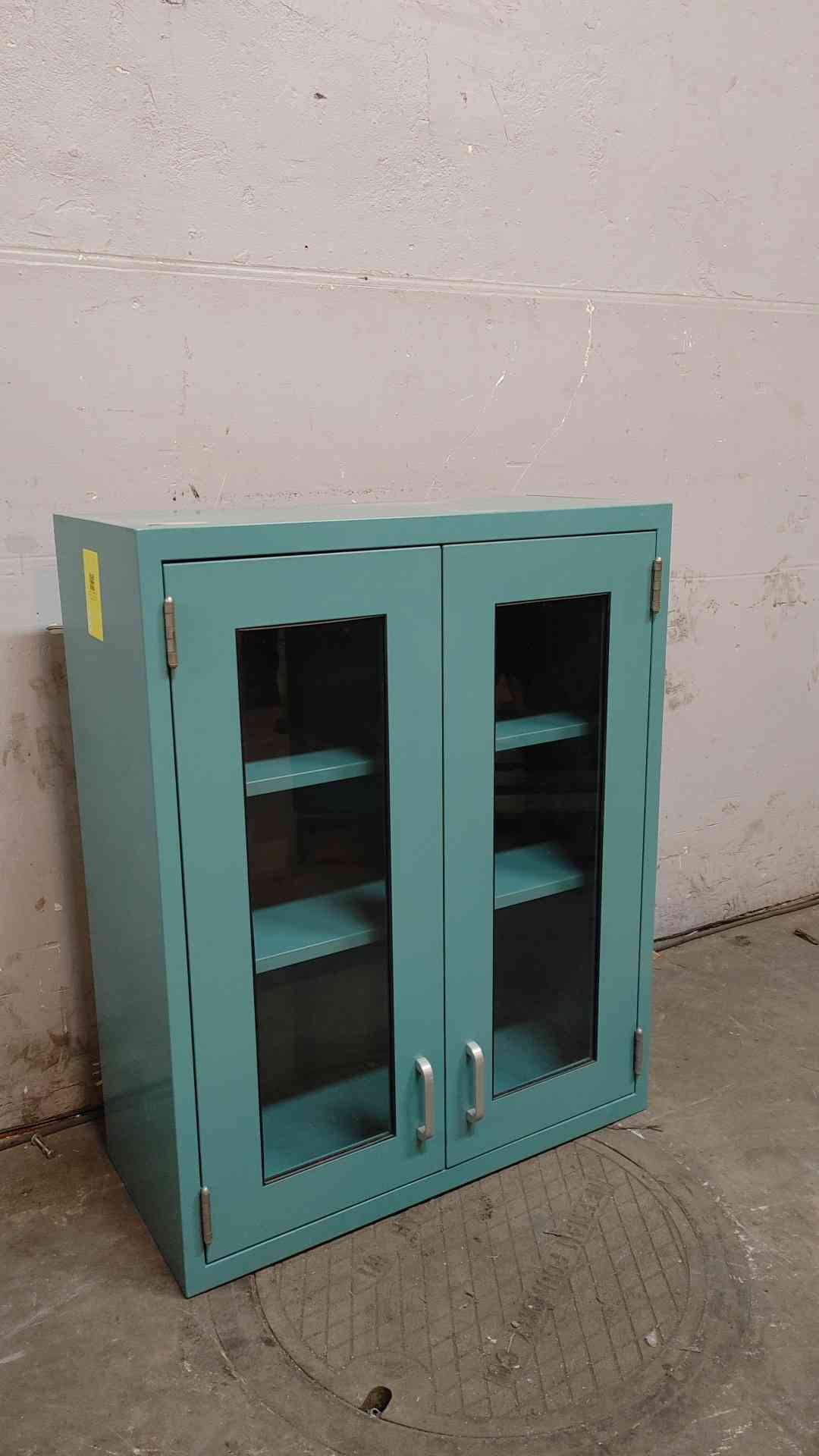 3' Duralab Dual Glass Doors Overhead Casework (108335)