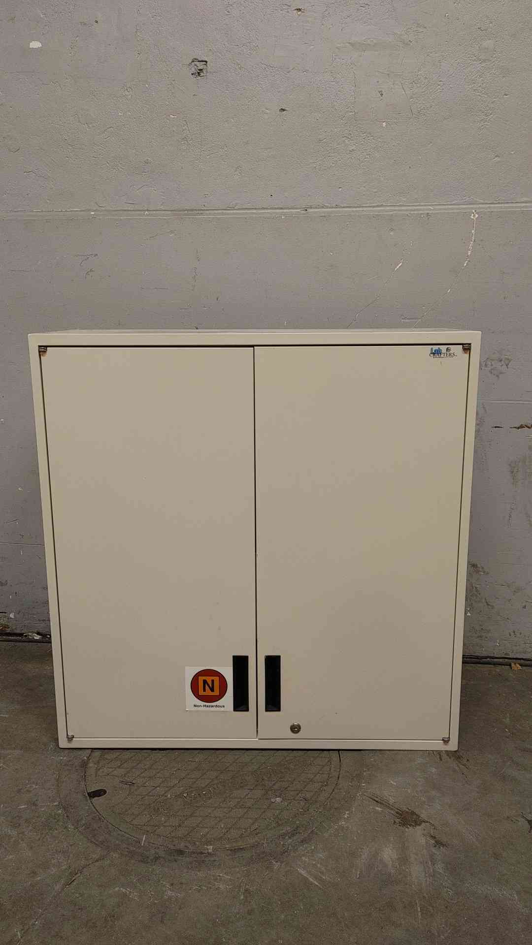 Labcrafters 3' Metal Wall-Mount Lab Cabinet Double Swinging Door