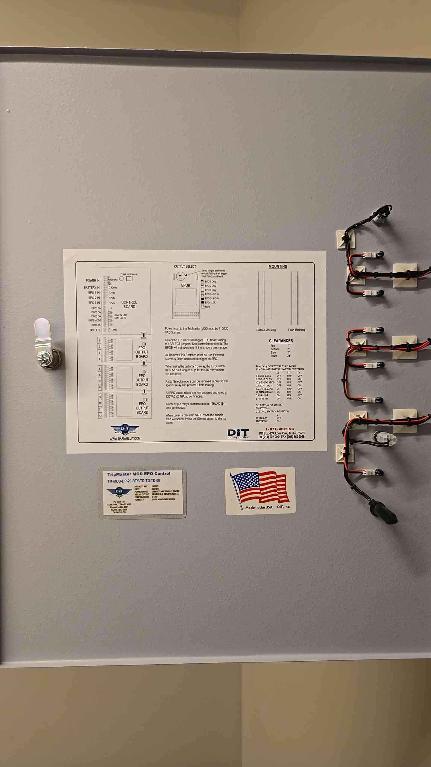 TripMaster MOD Emergency Power Off Control Center