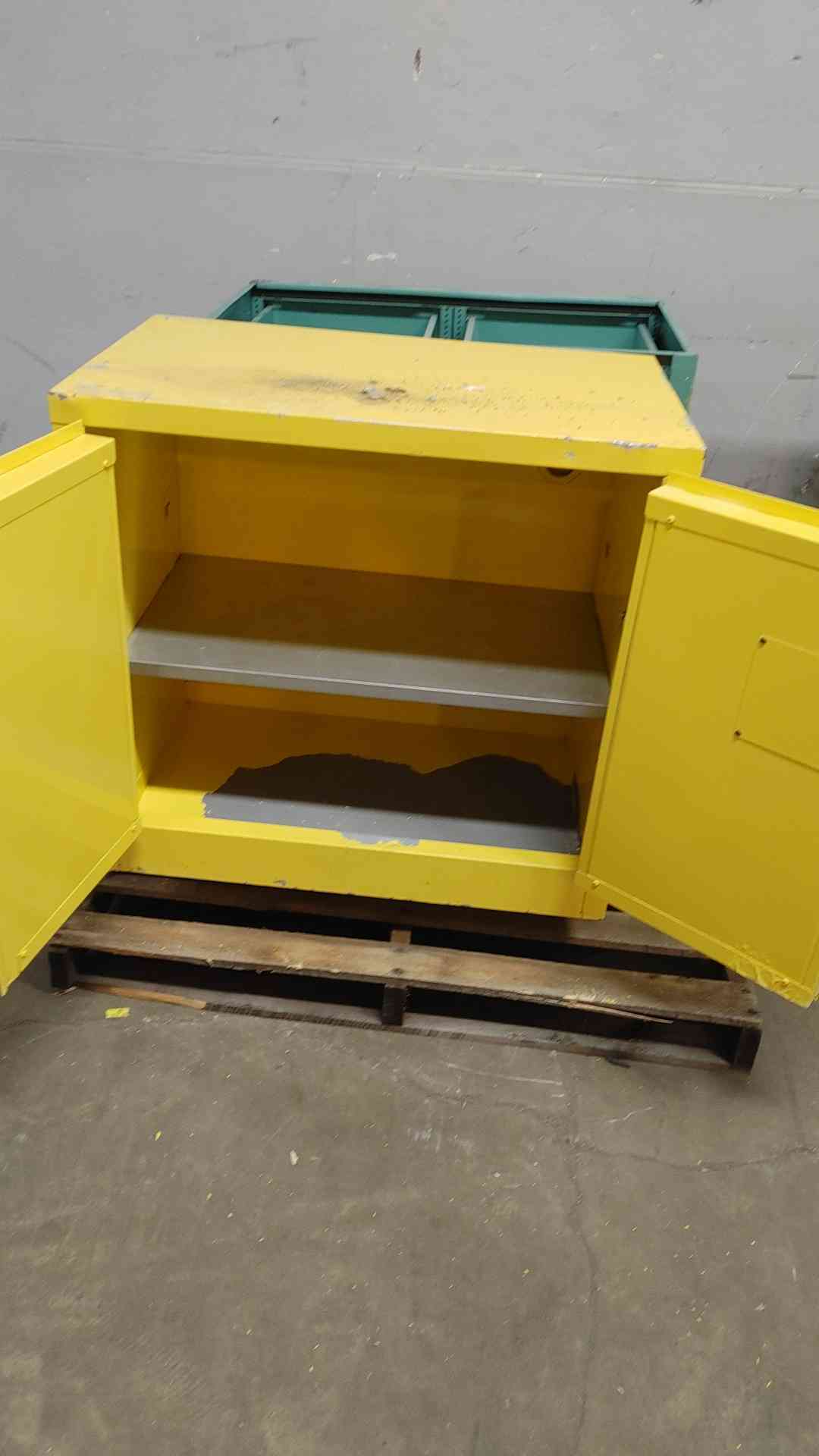 3' Securall Safety Storage Cabinet Flammable 3'x3' Standing Height Casework (108648)