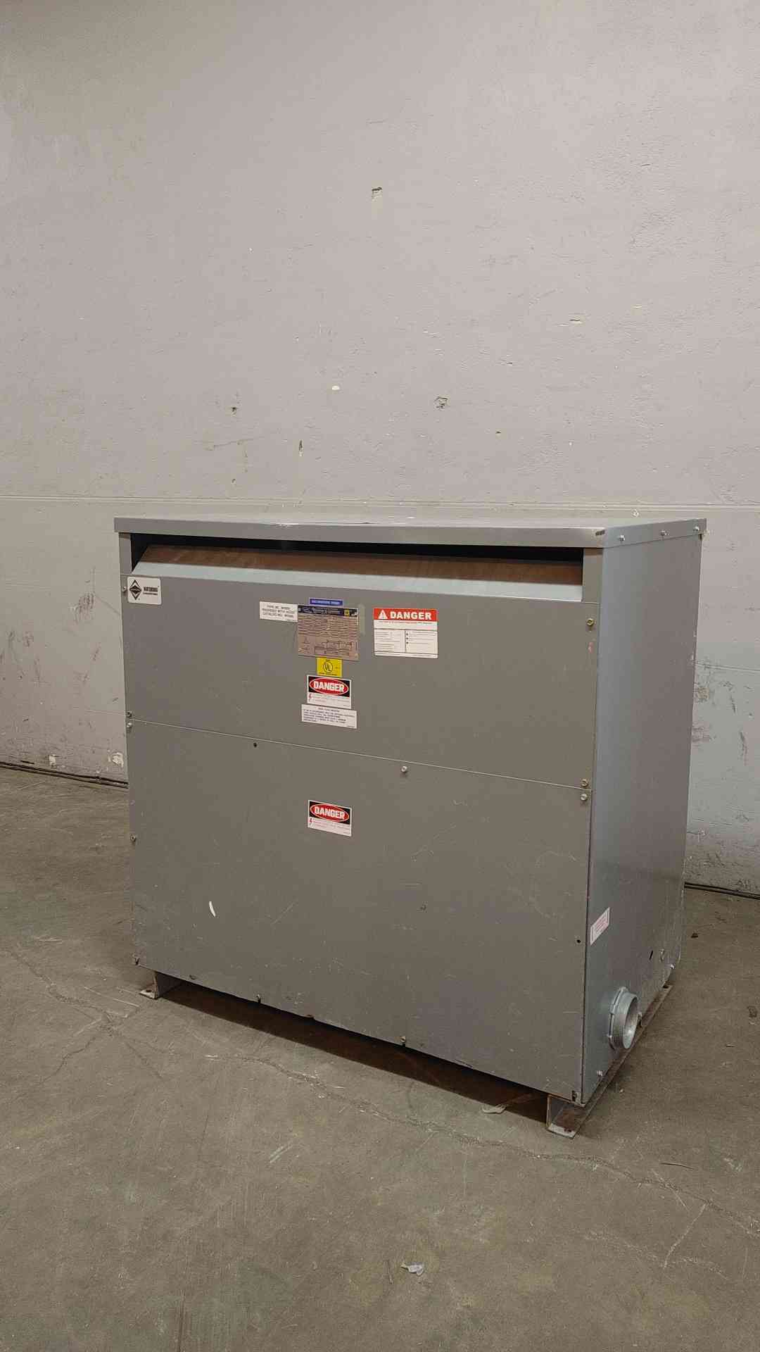 Square D Sorgel Transformer 112.5KVA 3PH 480v x 208Y/120V 112T3HBISNLP (108685)